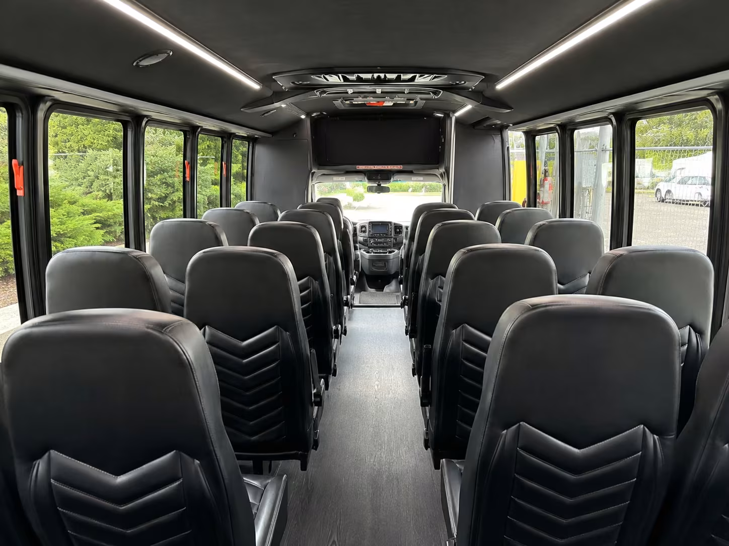15 passenger minibus interior