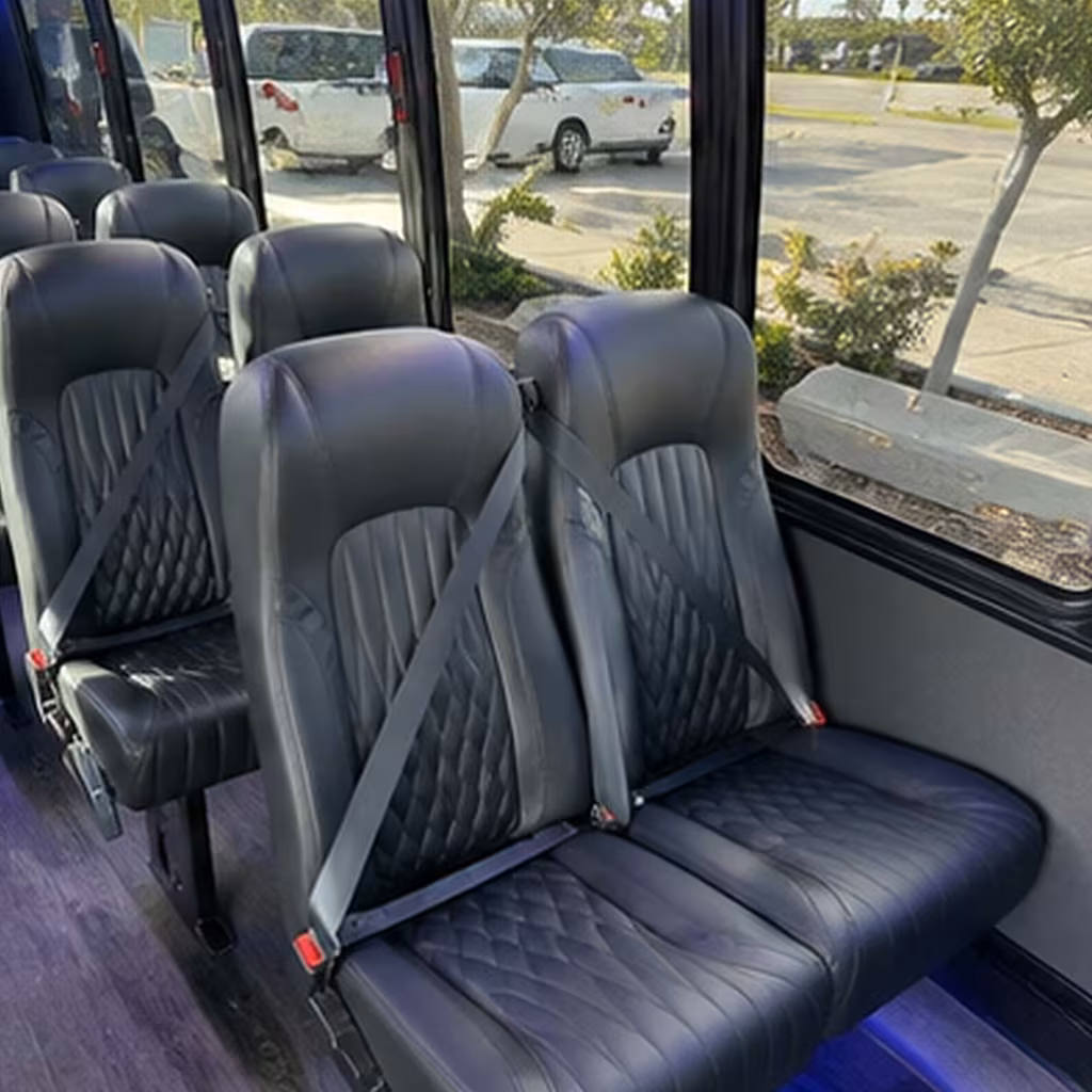 28 passenger minibus inside