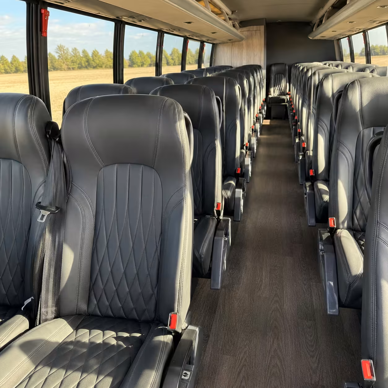 35 passenger minibus inside