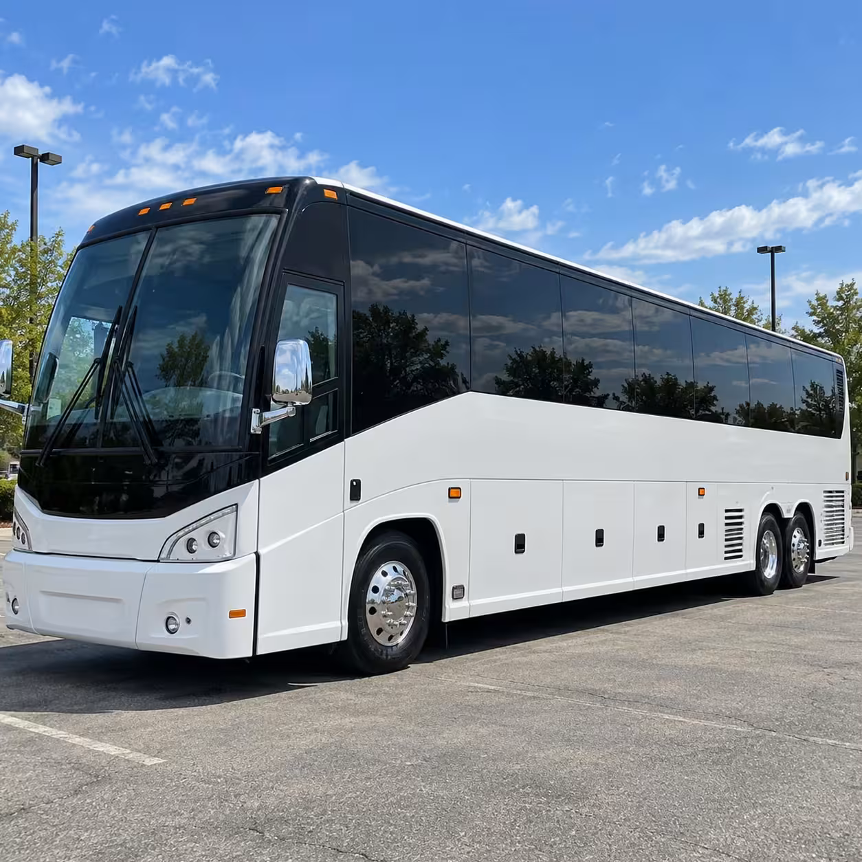 56 passenger charter bus