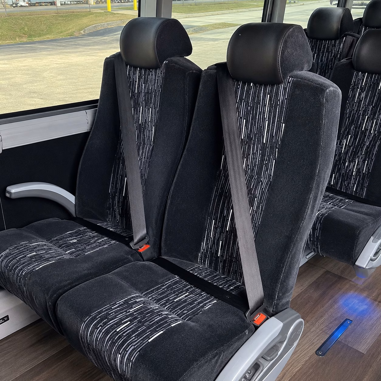 san leandro charter bus interior