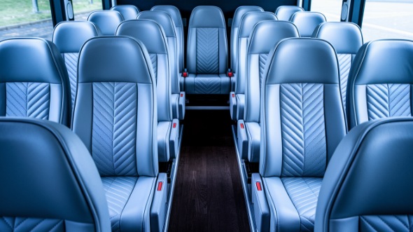 18 passenger minibus interior