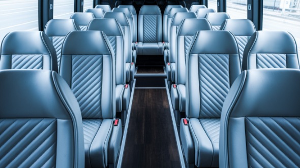 28 passenger minibus interior