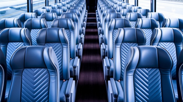 50 passenger charter bus interior