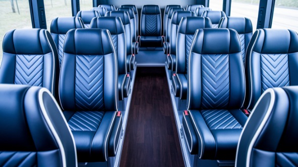 san leandro 18 passenger minibus inside