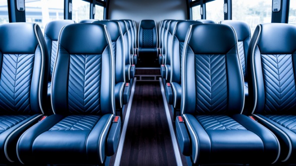 san leandro 20 passenger minibus inside
