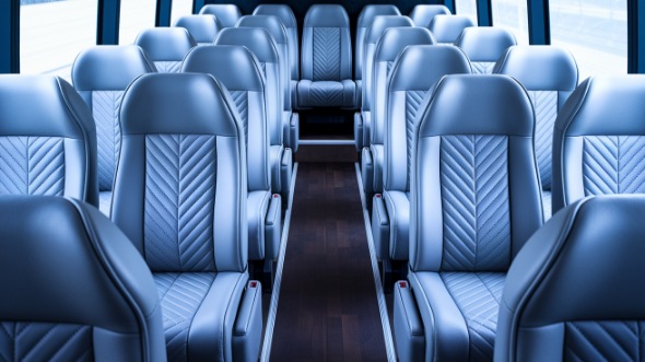 san leandro 35 passenger minibus inside