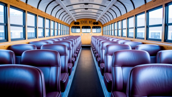 san leandro school bus rental inside